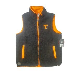 Tennessee Vols NCAA Colosseum‎ Reversible Vest Womens M Black Orange